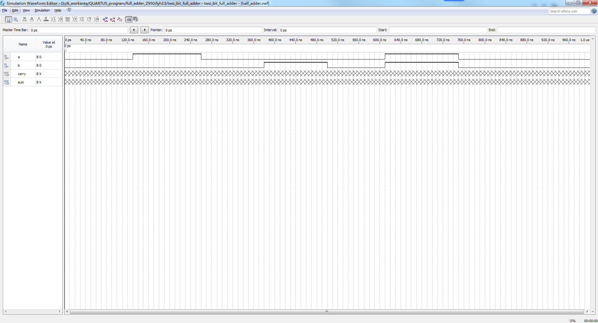 两位全加器 FPGA 设计 VHDL Quartus 设计文档图片 image8.png