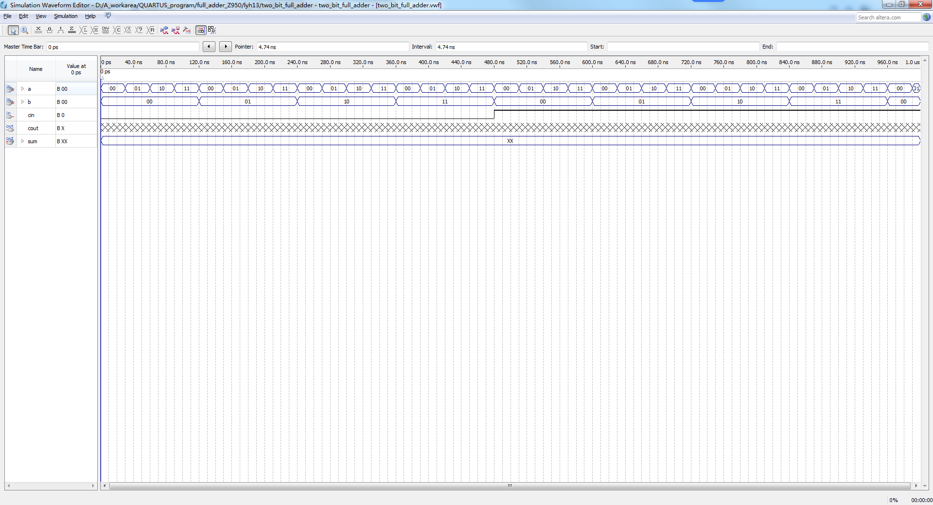 两位全加器 FPGA 设计 VHDL Quartus 设计文档图片 image8.png